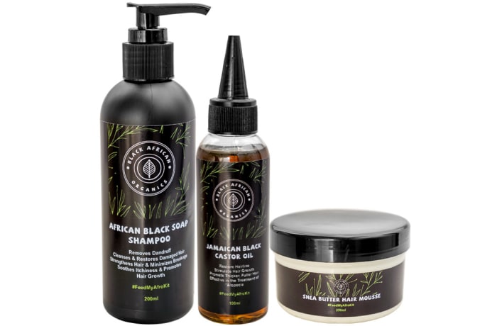 Black African Organics Hair Care Gift Set