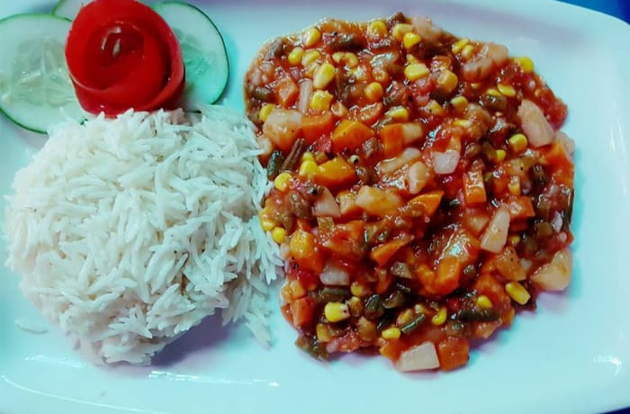 Rice with Lentils and Corn