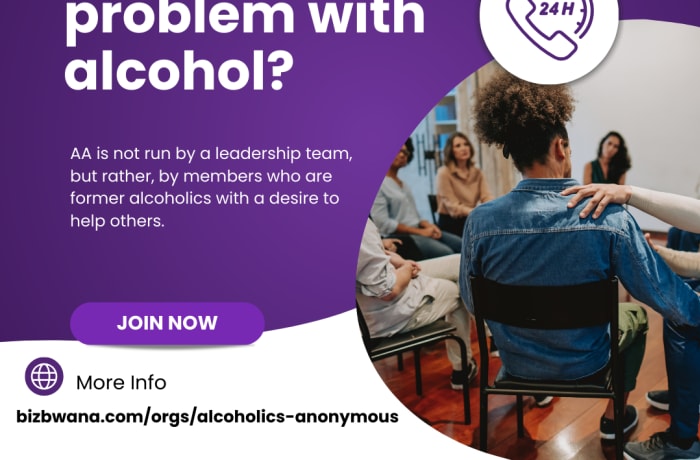 A support group for alcoholism image