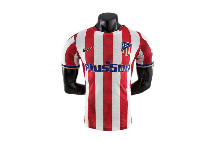 Atletico Madrid F.C Jersey   Player Version - Red Blue