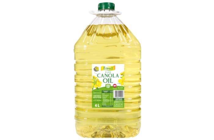 Pure Canola Oil  Gmo-Free  5litres X 4