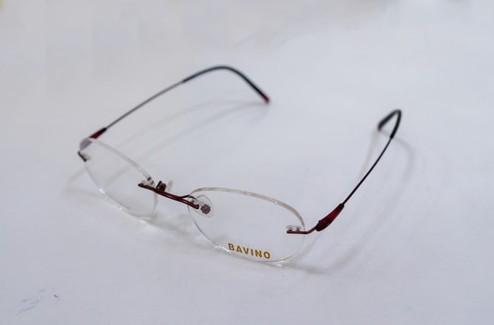 Bavino  Brown Eyeglass Frames  - Rimless