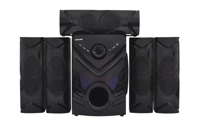 Black 5.1 Surround Sound Speaker Set