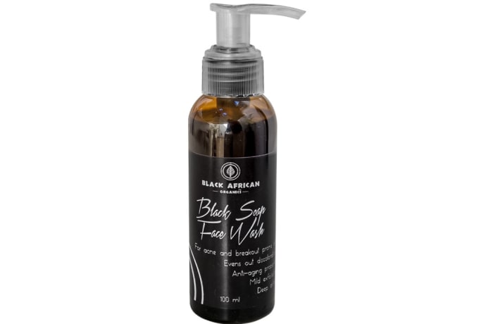 Organic Black Soap Face Wash  - 100ml