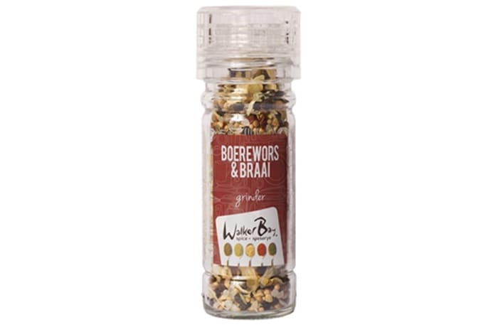 Boerewors & Braai Spice Seasoning Glass Grinders  60g X 12