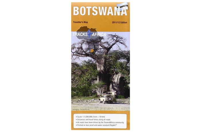 Botswana Traveller's Paper Map  2011-2012 Edition 