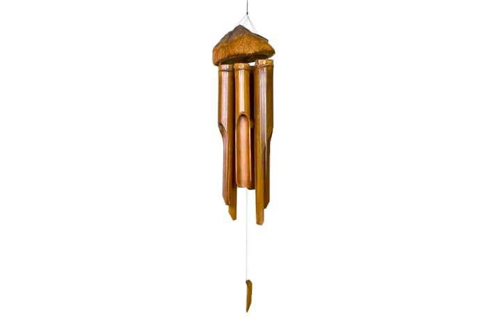 Wind Chimes Brown Bamboo  - 40cm