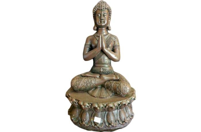  Buddha Statue  Meditating on Pedestal 