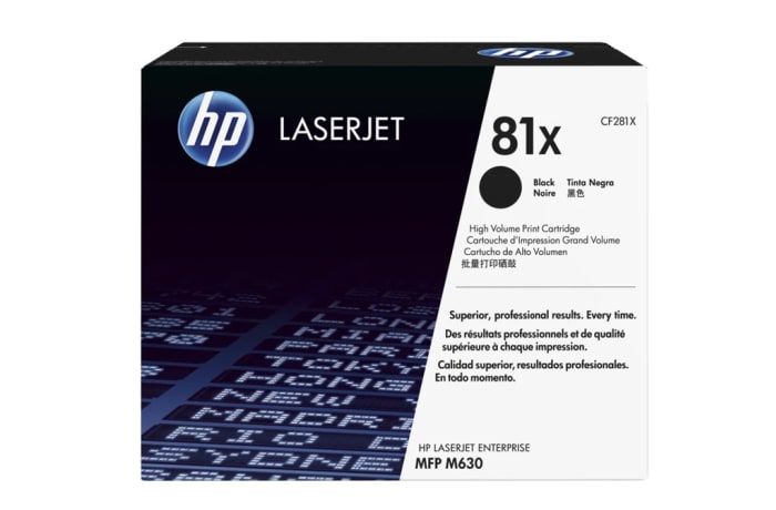 Hp 81x Hp Cf281x Black Toner Cartridge 