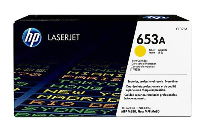 Hp 653a Cf322a Yellow Toner Cartridge