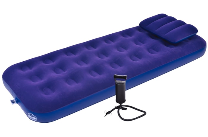 Campmaster Airbed, Pump and Pillow Combo