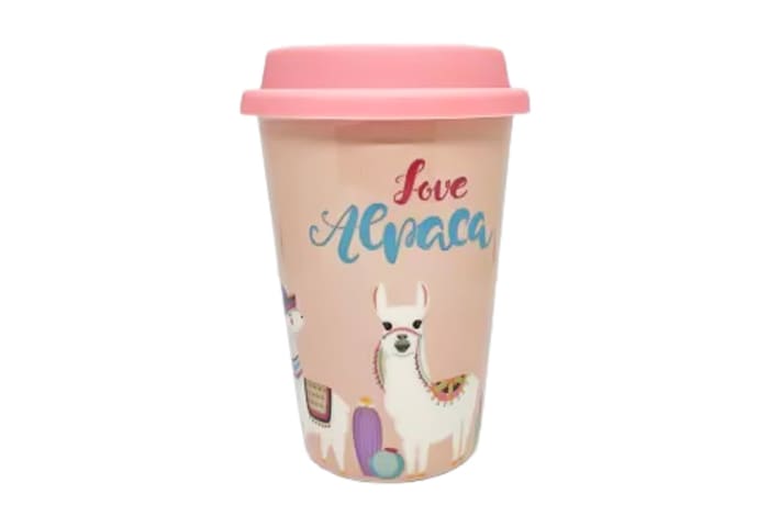 Pamper Hamper Ceramic Mug Cup  - Love Llama