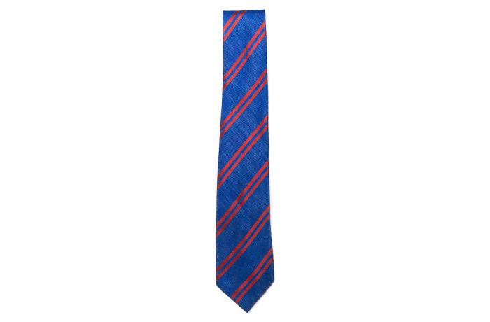 Blue with Red Stripes Neck Tie