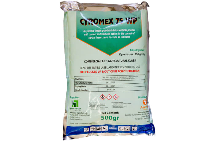 Cryomex 75 W.P Insecticide - Cyromazine 750g/Kg