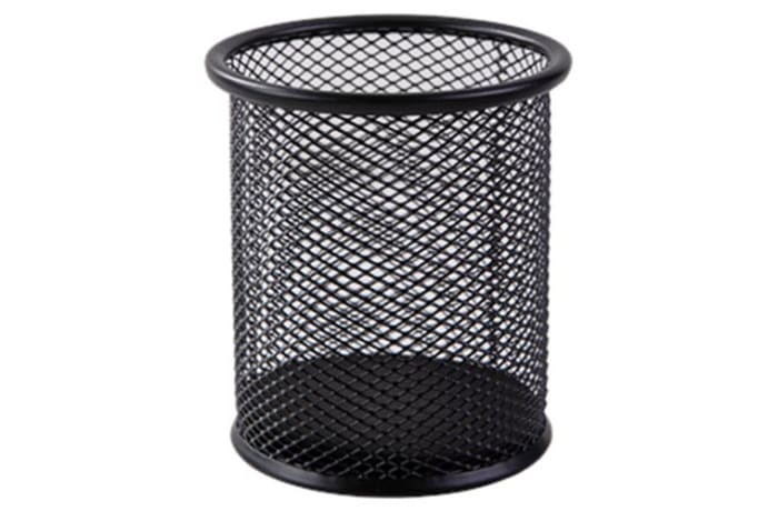 Deli Pen Holder  round Steel Mesh 