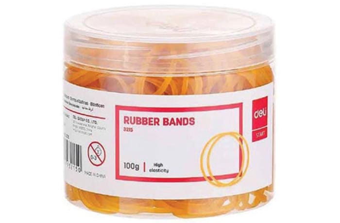 Deli Rubber Bands 70mm  High Elasticity 100g  No.3215