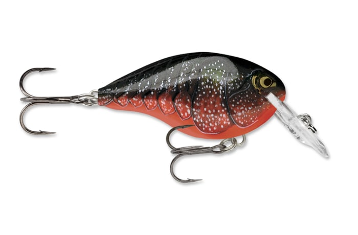 Fishing Lures - DT® (Dives-To) Series - Red Crawdad, Length 2inch, Running Depth 4ft