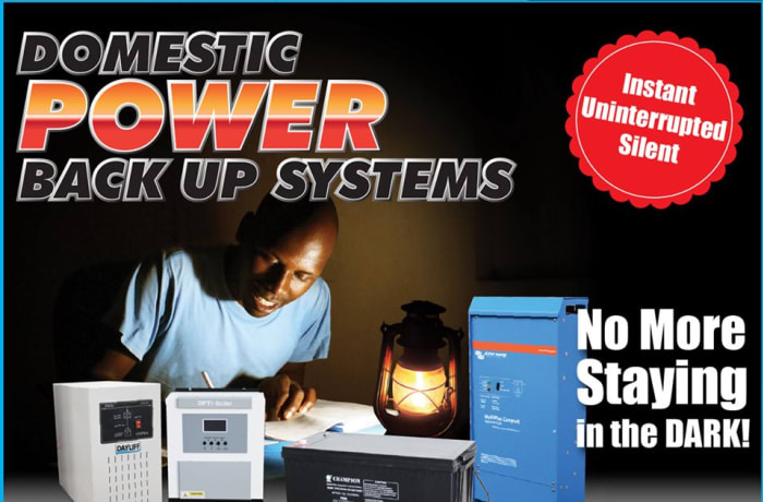 Domestic power backup systems image