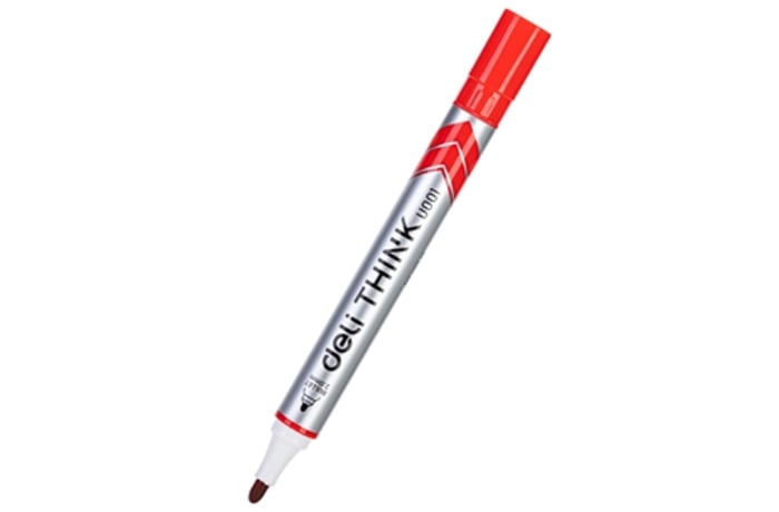 Think Dry Erase Whiteboard Marker 2mm Bullet Tip Red Eu00140