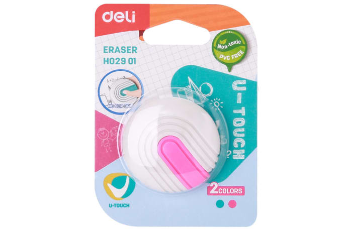 Deli U-Touch round Eraser  H02901