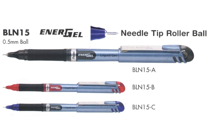 Energel Roller Pens -  Needle Tip Roller Ball - BLN15