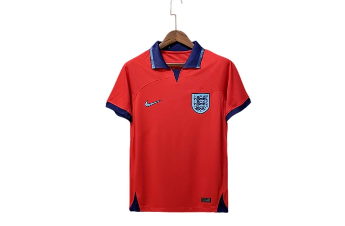 England Jersey (Away) 22 23 Season - Red