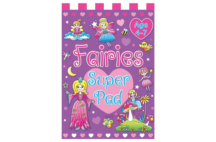 Fairies Super Pad  Ages 4-7 Early Learning Spelling & Reading Activity Book 