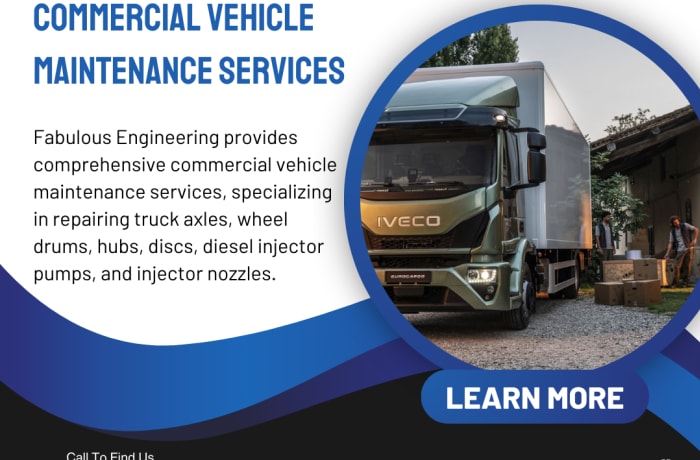 Complete commercial vehicle maintenance services image