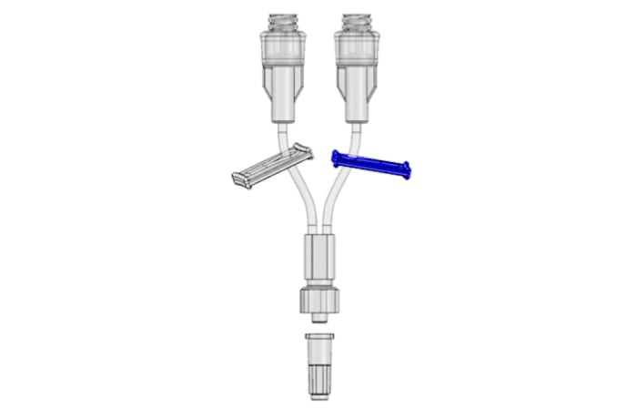 Flowart Double Lumen Needle Free Valve 8.5cm