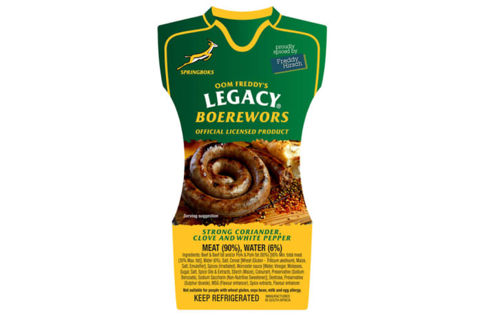 Boerewors - Oom Freddy's Legacy® Boerewors Species Label