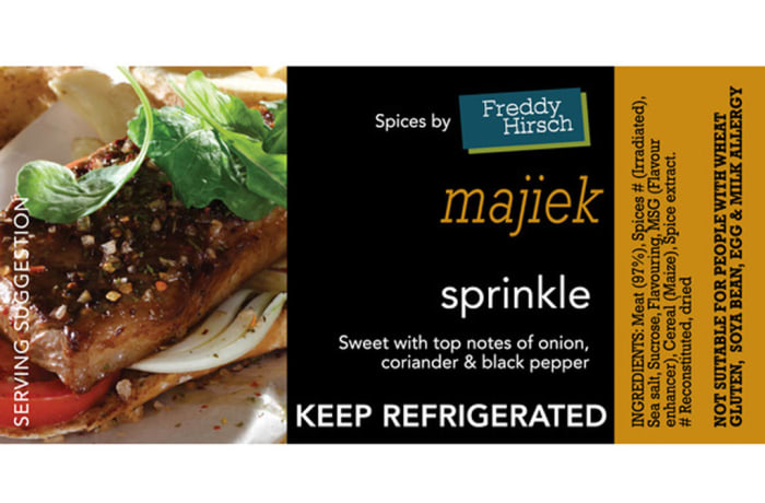 Sprinkles - Majiek Spice Label| Freddy Hirsch