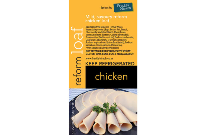 Loaves - Reform Chicken Loaf Label| Freddy Hirsch