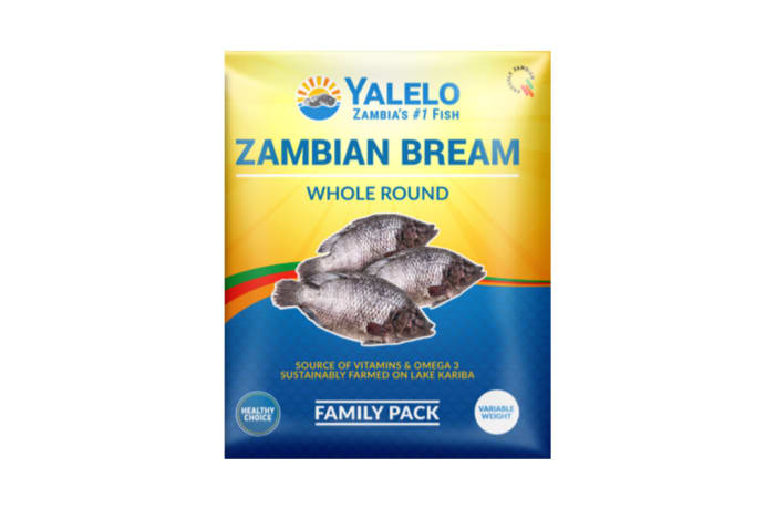 Frozen Yalelo Zambian Bream Whole Round - 3kg