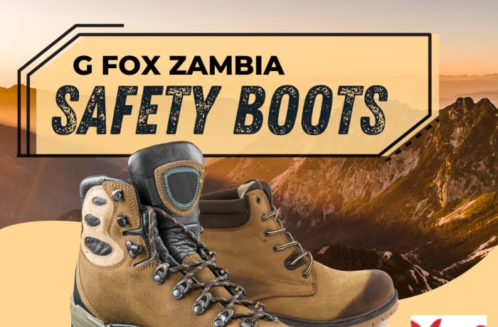 G Fox Zambia is a leading supplier of industrial footwear in Lusaka, Zambia.  image