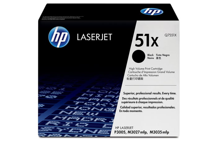 Hp 51x Q7551x High Yield Black Ink Cartridge 