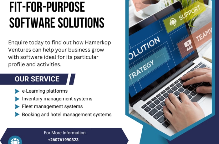 Fit-for-purpose software solutions image