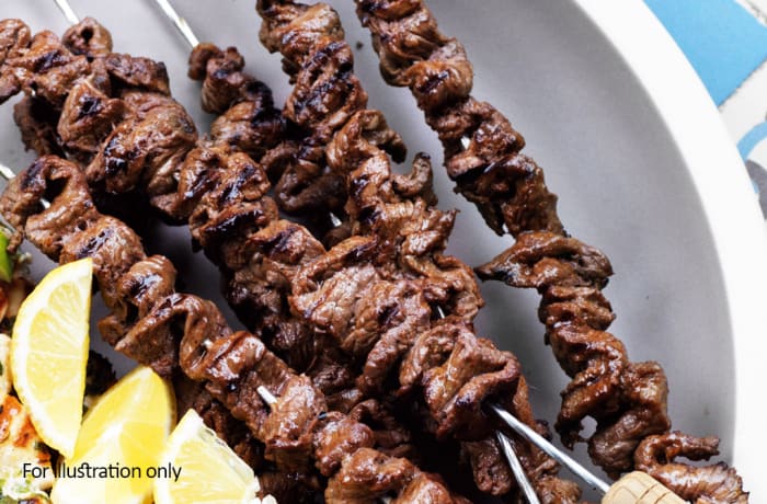  Harry's Grill - Kebabs - Beef Kebab (350g)