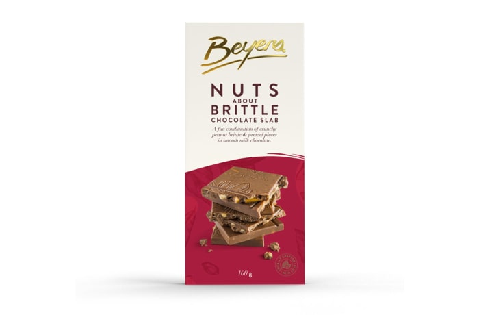 Beyers  Nuts about Brittle Chocolate Slab