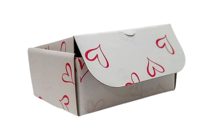 Medium White Heart Gift Box