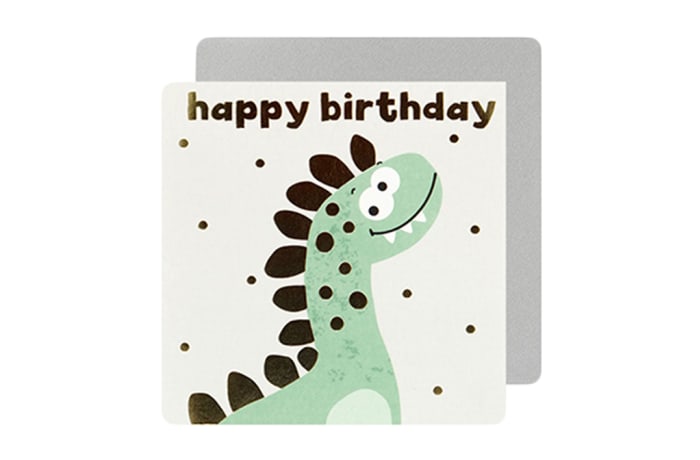 Greeting Card  Dino - Happy Birthday