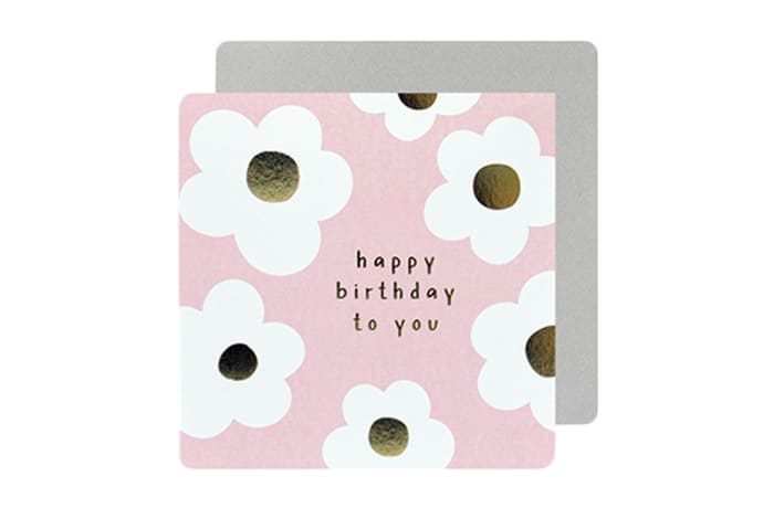 Greeting Card  Flower - Happy Birthday to You