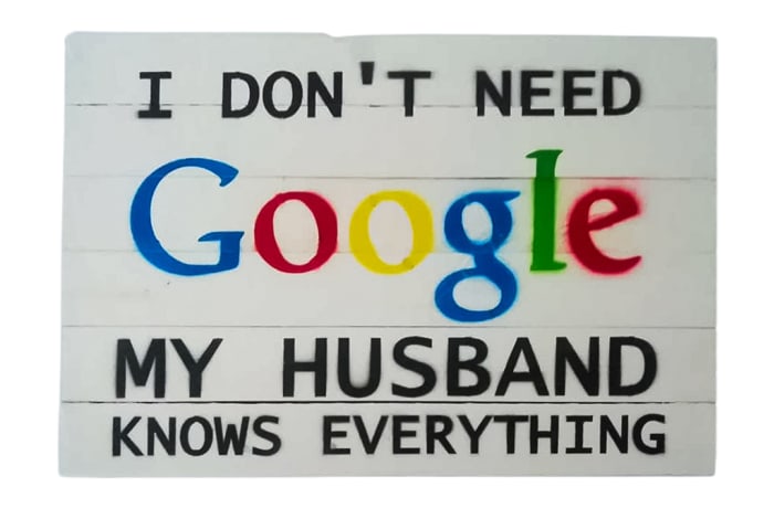 Wall Art - I Don't Need Google