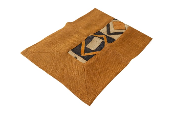 Kuba Cloth Traditional Fabric Table Runner 1m 