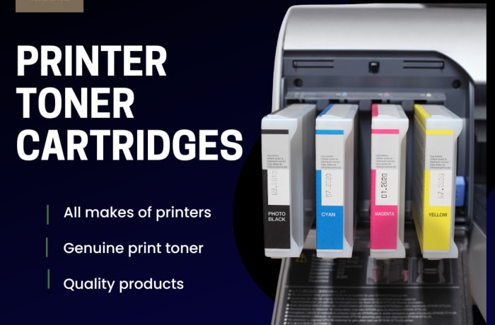 Printer Toner Cartridges (New) for all makes of printers image