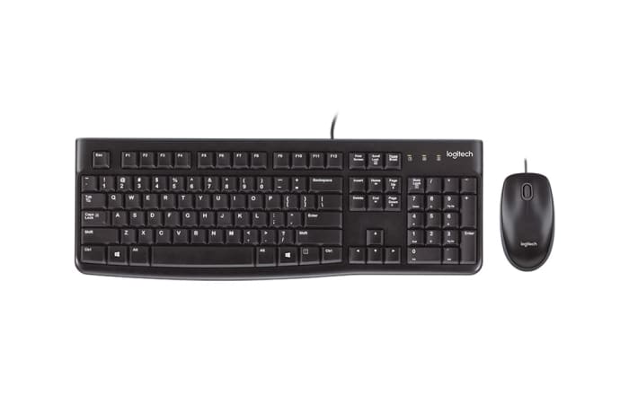 Mk120 Wired Keyboard & Mouse 