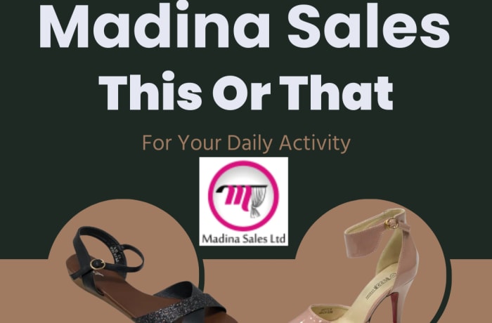 Madina Sales is not just a store; it's an experience for shoe enthusiasts seeking both style and affordability.  image