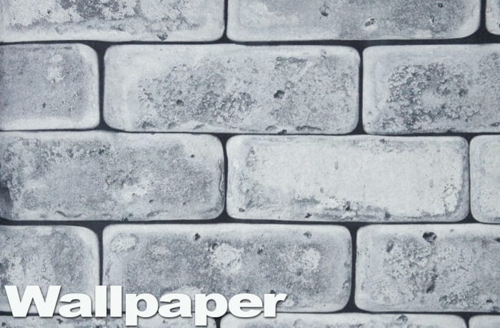  Wallpaper  - Grey Brick