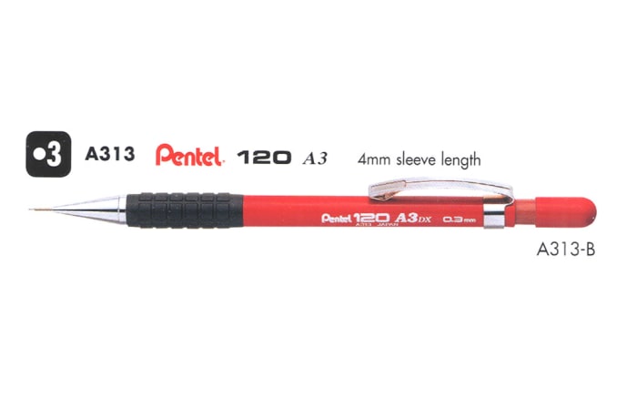 Mechanical Pencils - A313 Mechanical Pencil Pentel 120 A3