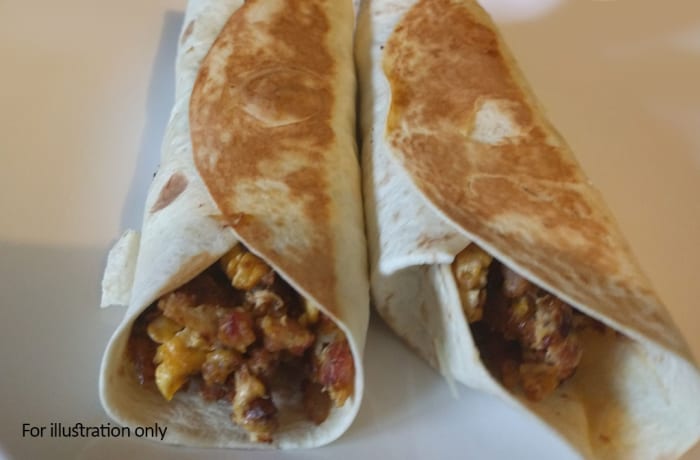 Bacon & Cheese Wrap - K135