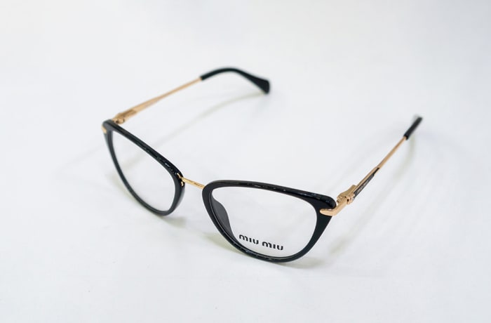 Full Rim Eyeglass Frames  - Black & Gold